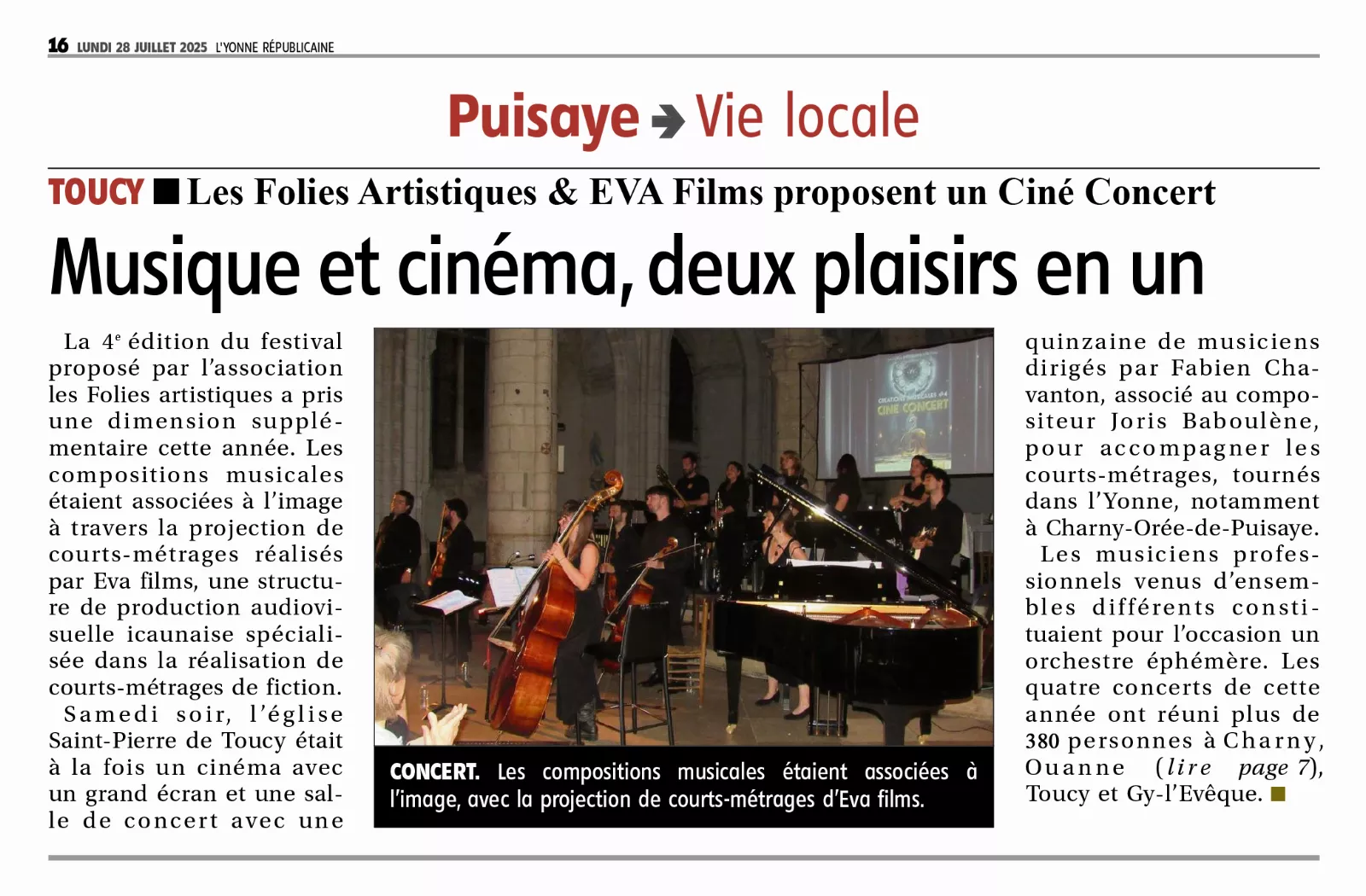 Ciné Concert